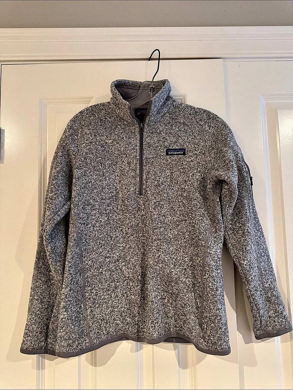 Patagonia Women'Small Better Sweater Quarter-Zip Gray Size Small